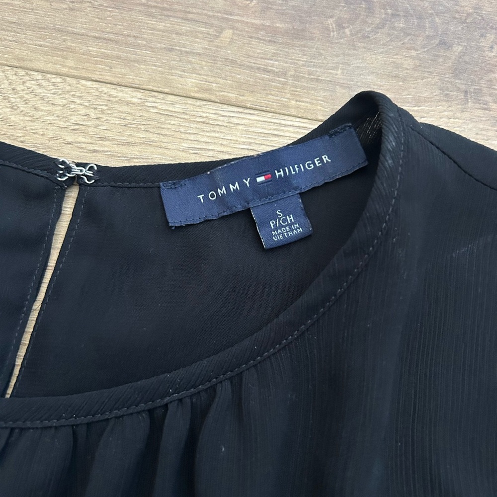 Tommy Hilfiger Black Women's Blouse - Picture 3 of 4